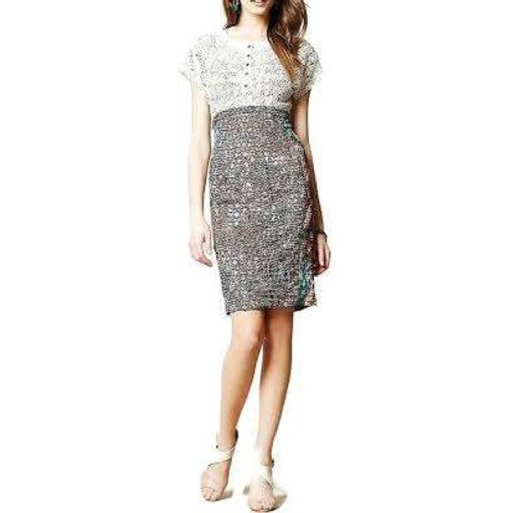Beguile Byron Lars Anthropologie Floral Lace Dress Whimsy Feminine Romantic